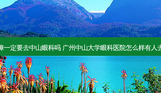 白内障一定要去中山眼科吗 广州中山大学眼科医院怎么样有人去过吗-第1张图片-容颜志 - 专注变美资讯 白内障一定要去中山眼科吗 广州中山大学眼科医院怎么样有人去过吗-第1张图片-容颜志 - 专注变美资讯