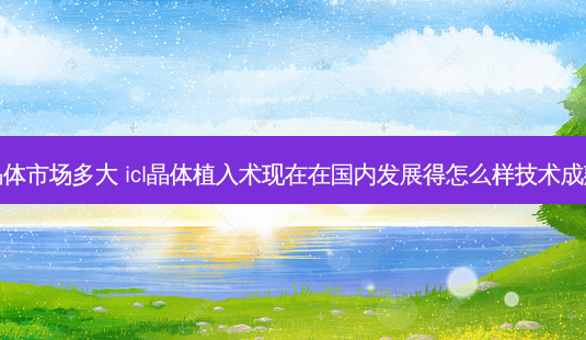 icl晶体市场多大 icl晶体植入术现在在国内发展得怎么样技术成熟吗-第1张图片-容颜志 - 专注变美资讯 icl晶体市场多大 icl晶体植入术现在在国内发展得怎么样技术成熟吗-第1张图片-容颜志 - 专注变美资讯