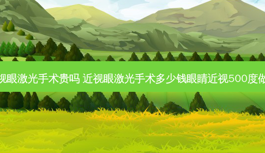 近视眼激光手术贵吗 近视眼激光手术多少钱眼睛近视500度做激-第1张图片-容颜志 - 专注变美资讯 近视眼激光手术贵吗 近视眼激光手术多少钱眼睛近视500度做激-第1张图片-容颜志 - 专注变美资讯