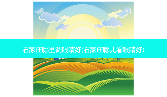 石家庄哪里调眼睛好(石家庄哪儿看眼睛好)-第1张图片-容颜志 - 专注变美资讯 石家庄哪里调眼睛好(石家庄哪儿看眼睛好)-第1张图片-容颜志 - 专注变美资讯