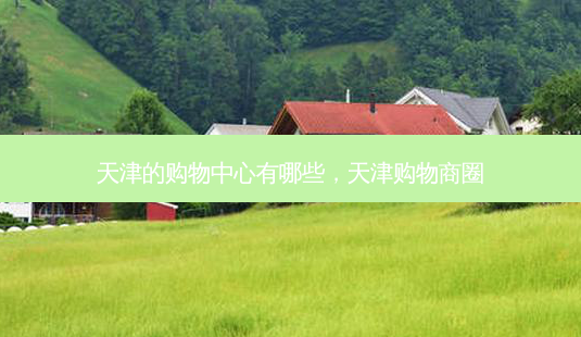 天津的购物中心有哪些,天津购物商圈-第1张图片-容颜志 - 专注变美资讯 天津的购物中心有哪些,天津购物商圈-第1张图片-容颜志 - 专注变美资讯