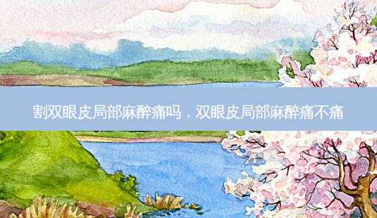 割双眼皮局部麻醉痛吗,双眼皮局部麻醉痛不痛-第1张图片-容颜志 - 专注变美资讯 割双眼皮局部麻醉痛吗,双眼皮局部麻醉痛不痛-第1张图片-容颜志 - 专注变美资讯