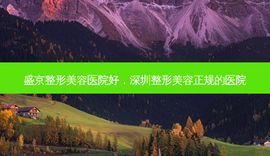 盛京整形美容医院好,深圳整形美容正规的医院-第1张图片-容颜志 - 专注变美资讯 盛京整形美容医院好,深圳整形美容正规的医院-第1张图片-容颜志 - 专注变美资讯