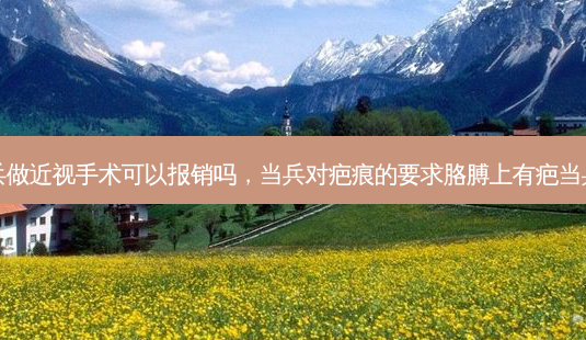 当兵做近视手术可以报销吗,当兵对疤痕的要求胳膊上有疤当兵吗-第1张图片-容颜志 - 专注变美资讯 当兵做近视手术可以报销吗,当兵对疤痕的要求胳膊上有疤当兵吗-第1张图片-容颜志 - 专注变美资讯