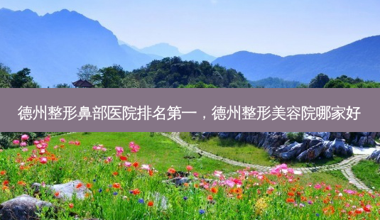 德州整形鼻部医院 *** ，德州整形美容院哪家好-第1张图片-容颜志 - 专注变美资讯