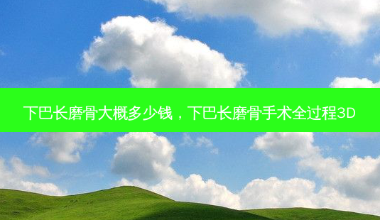 下巴长磨骨大概多少钱,下巴长磨骨手术全过程3D-第1张图片-容颜志 - 专注变美资讯 下巴长磨骨大概多少钱,下巴长磨骨手术全过程3D-第1张图片-容颜志 - 专注变美资讯