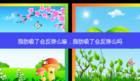 脂肪吸了会反弹么嘛,脂肪吸了会反弹么吗-第1张图片-容颜志 - 专注变美资讯 脂肪吸了会反弹么嘛,脂肪吸了会反弹么吗-第1张图片-容颜志 - 专注变美资讯
