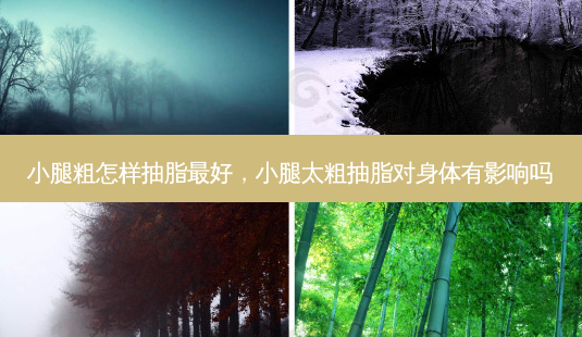 小腿粗怎样抽脂 *** ,小腿太粗抽脂对身体有影响吗-第1张图片-容颜志 - 专注变美资讯 小腿粗怎样抽脂 *** ,小腿太粗抽脂对身体有影响吗-第1张图片-容颜志 - 专注变美资讯