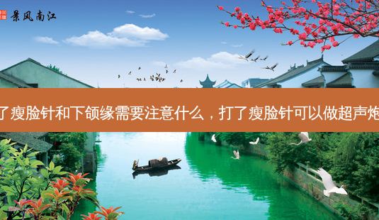 打了瘦脸针和下颌缘需要注意什么,打了瘦脸针可以做超声炮吗-第1张图片-容颜志 - 专注变美资讯 打了瘦脸针和下颌缘需要注意什么,打了瘦脸针可以做超声炮吗-第1张图片-容颜志 - 专注变美资讯