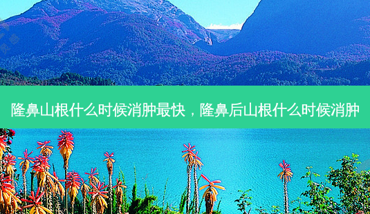 隆鼻山根什么时候消肿最快,隆鼻后山根什么时候消肿-第1张图片-容颜志 - 专注变美资讯 隆鼻山根什么时候消肿最快,隆鼻后山根什么时候消肿-第1张图片-容颜志 - 专注变美资讯