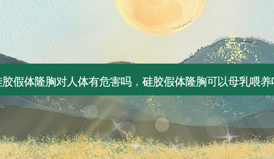 硅胶假体隆胸对人体有危害吗,硅胶假体隆胸可以母乳喂养吗-第1张图片-容颜志 - 专注变美资讯 硅胶假体隆胸对人体有危害吗,硅胶假体隆胸可以母乳喂养吗-第1张图片-容颜志 - 专注变美资讯