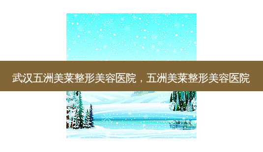 武汉五洲美莱整形美容医院,五洲美莱整形美容医院-第1张图片-容颜志 - 专注变美资讯 武汉五洲美莱整形美容医院,五洲美莱整形美容医院-第1张图片-容颜志 - 专注变美资讯