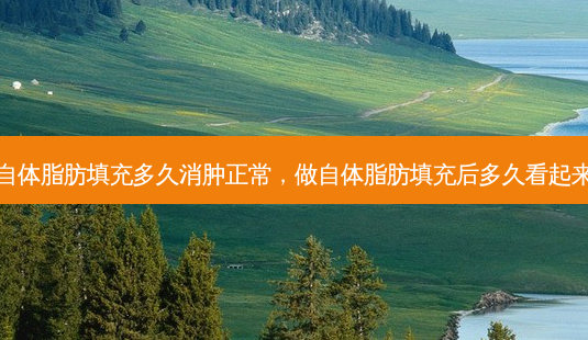 做了自体脂肪填充多久消肿正常,做自体脂肪填充后多久看起来不肿-第1张图片-容颜志 - 专注变美资讯 做了自体脂肪填充多久消肿正常,做自体脂肪填充后多久看起来不肿-第1张图片-容颜志 - 专注变美资讯