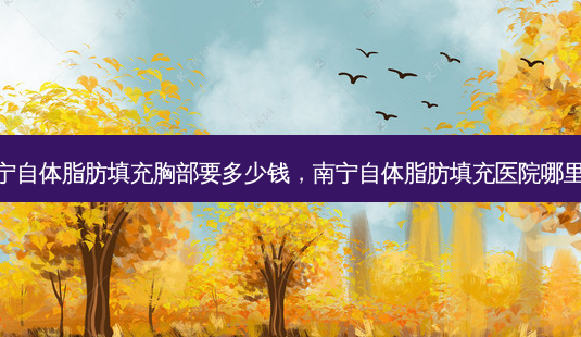 南宁自体脂肪填充胸部要多少钱,南宁自体脂肪填充医院哪里好-第1张图片-容颜志 - 专注变美资讯 南宁自体脂肪填充胸部要多少钱,南宁自体脂肪填充医院哪里好-第1张图片-容颜志 - 专注变美资讯