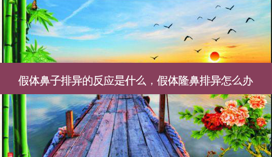 假体鼻子排异的反应是什么,假体隆鼻排异怎么办-第1张图片-容颜志 - 专注变美资讯 假体鼻子排异的反应是什么,假体隆鼻排异怎么办-第1张图片-容颜志 - 专注变美资讯