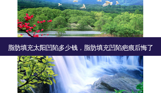 脂肪填充太阳凹陷多少钱,脂肪填充凹陷疤痕后悔了-第1张图片-容颜志 - 专注变美资讯 脂肪填充太阳凹陷多少钱,脂肪填充凹陷疤痕后悔了-第1张图片-容颜志 - 专注变美资讯