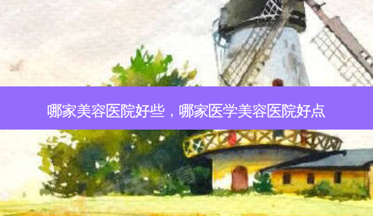 哪家美容医院好些,哪家医学美容医院好点-第1张图片-容颜志 - 专注变美资讯 哪家美容医院好些,哪家医学美容医院好点-第1张图片-容颜志 - 专注变美资讯
