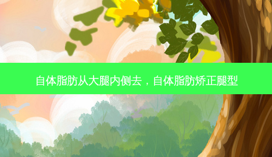 自体脂肪从大腿内侧去，自体脂肪矫正腿型-第1张图片-容颜志 - 专注变美资讯