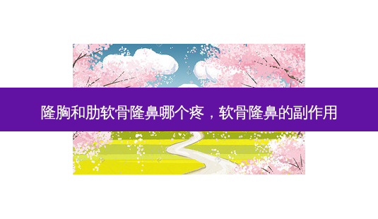 隆胸和肋软骨隆鼻哪个疼,软骨隆鼻的副作用-第1张图片-容颜志 - 专注变美资讯 隆胸和肋软骨隆鼻哪个疼,软骨隆鼻的副作用-第1张图片-容颜志 - 专注变美资讯