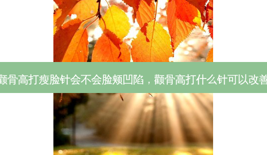 颧骨高打瘦脸针会不会脸颊凹陷,颧骨高打什么针可以改善-第1张图片-容颜志 - 专注变美资讯 颧骨高打瘦脸针会不会脸颊凹陷,颧骨高打什么针可以改善-第1张图片-容颜志 - 专注变美资讯