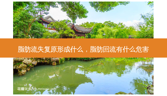 脂肪流失复原形成什么,脂肪回流有什么危害-第1张图片-容颜志 - 专注变美资讯 脂肪流失复原形成什么,脂肪回流有什么危害-第1张图片-容颜志 - 专注变美资讯