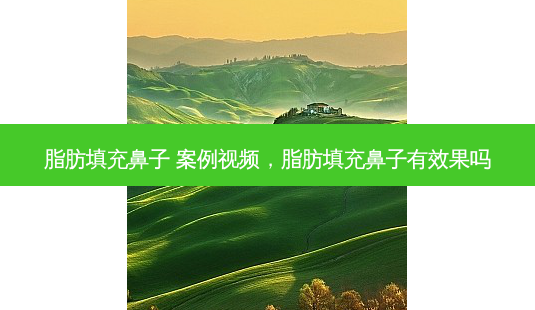 脂肪填充鼻子 案例视频,脂肪填充鼻子有效果吗-第1张图片-容颜志 - 专注变美资讯 脂肪填充鼻子 案例视频,脂肪填充鼻子有效果吗-第1张图片-容颜志 - 专注变美资讯