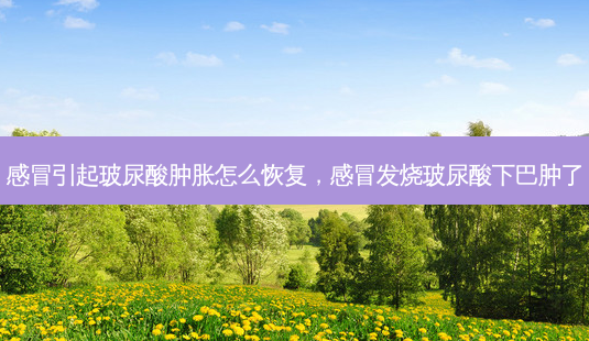 感冒引起玻尿酸肿胀怎么恢复,感冒发烧玻尿酸下巴肿了-第1张图片-容颜志 - 专注变美资讯 感冒引起玻尿酸肿胀怎么恢复,感冒发烧玻尿酸下巴肿了-第1张图片-容颜志 - 专注变美资讯