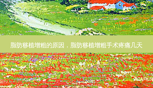 脂肪移植增粗的原因,脂肪移植增粗手术疼痛几天-第1张图片-容颜志 - 专注变美资讯 脂肪移植增粗的原因,脂肪移植增粗手术疼痛几天-第1张图片-容颜志 - 专注变美资讯