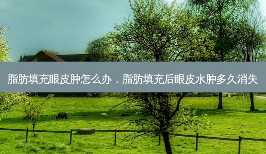 脂肪填充眼皮肿怎么办,脂肪填充后眼皮水肿多久消失-第1张图片-容颜志 - 专注变美资讯 脂肪填充眼皮肿怎么办,脂肪填充后眼皮水肿多久消失-第1张图片-容颜志 - 专注变美资讯