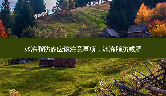 冰冻脂肪瘤应该注意事项,冰冻脂肪减肥-第1张图片-容颜志 - 专注变美资讯 冰冻脂肪瘤应该注意事项,冰冻脂肪减肥-第1张图片-容颜志 - 专注变美资讯