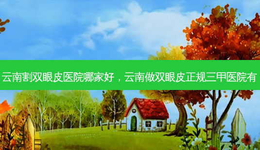 云南割双眼皮医院哪家好,云南做双眼皮正规三甲医院有-第1张图片-容颜志 - 专注变美资讯 云南割双眼皮医院哪家好,云南做双眼皮正规三甲医院有-第1张图片-容颜志 - 专注变美资讯
