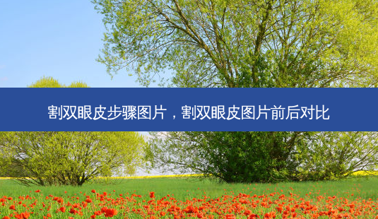 割双眼皮步骤图片,割双眼皮图片前后对比-第1张图片-容颜志 - 专注变美资讯 割双眼皮步骤图片,割双眼皮图片前后对比-第1张图片-容颜志 - 专注变美资讯