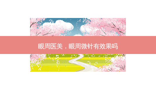 眼周医美,眼周微针有效果吗-第1张图片-容颜志 - 专注变美资讯 眼周医美,眼周微针有效果吗-第1张图片-容颜志 - 专注变美资讯