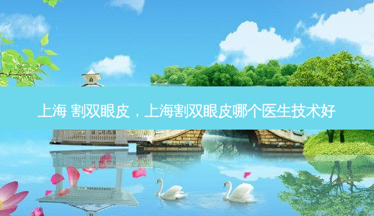 上海 割双眼皮,上海割双眼皮哪个医生技术好-第1张图片-容颜志 - 专注变美资讯 上海 割双眼皮,上海割双眼皮哪个医生技术好-第1张图片-容颜志 - 专注变美资讯