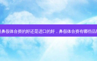 隆鼻假体合资的好还是进口的好，鼻假体合资有哪些品牌