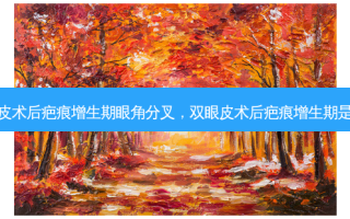 双眼皮术后疤痕增生期眼角分叉，双眼皮术后疤痕增生期是多久