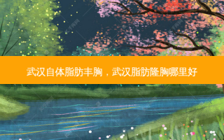 武汉自体脂肪丰胸，武汉脂肪隆胸哪里好