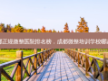 成都正规微整医院排名榜，成都微整培训学校哪家好